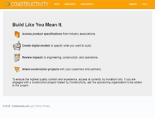 Tablet Screenshot of constructivity.com